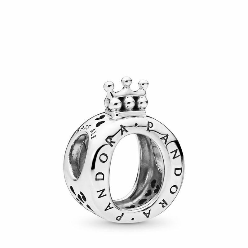 Pandora Crown O Charm - Sterling Silver - Canada | RQ4210HM